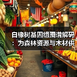 白橡树基因组图谱解码:为森林资源与木材供应注入新活力(图1) 白橡树基因组图谱解码:为森林资源与木材供应注入新活力(图1)