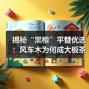 揭秘“黑檀”平替优选:风车木为何成大板茶桌高端材质新宠?(图2) 揭秘“黑檀”平替优选:风车木为何成大板茶桌高端材质新宠?(图2)
