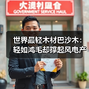 世界最轻木材巴沙木:轻如鸿毛却撑起风电产业半边天(图1) 世界最轻木材巴沙木:轻如鸿毛却撑起风电产业半边天(图1)