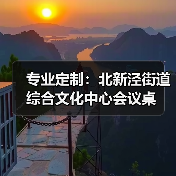 专业定制：北新泾街道综合文化中心会议桌（图2）