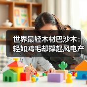 世界最轻木材巴沙木:轻如鸿毛却撑起风电产业半边天(图4) 世界最轻木材巴沙木:轻如鸿毛却撑起风电产业半边天(图4)