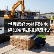 世界最轻木材巴沙木:轻如鸿毛却撑起风电产业半边天(图1) 世界最轻木材巴沙木:轻如鸿毛却撑起风电产业半边天(图1)