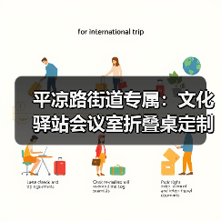 平凉路街道专属：文化驿站会议室折叠桌定制（图4）