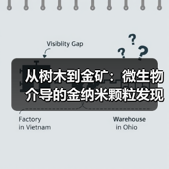 从树木到金矿：微生物介导的金纳米颗粒发现为绿色勘探提供新工具