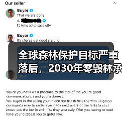 全球森林保护目标严重落后,2030年零毁林承诺面临严峻挑战(图2) 全球森林保护目标严重落后,2030年零毁林承诺面临严峻挑战(图2)
