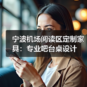 宁波机场阅读区定制家具：专业吧台桌设计（图2）