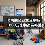 湖南装修业主注意啦！1800万家装消费补贴即将抵达