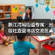 新江湾城街道专属：出版社直营书店交流区桌椅定制（图3）
