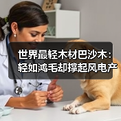 世界最轻木材巴沙木：轻如鸿毛却撑起风电产业半边天
