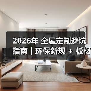 2026年 全屋定制避坑指南|环保新规 + 板材智商税 + 6 大维度,看完少花 3 万!(图4) 2026年 全屋定制避坑指南|环保新规 + 板材智商税 + 6 大维度,看完少花 3 万!(图4)