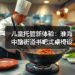 儿童托管新体验：淮海中路街道书吧式桌椅设计（图2）