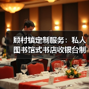 顾村镇定制服务：私人图书馆式书店收银台制作（图4）