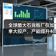 全球最大石膏板厂在加拿大投产,产能提升40%助力住房建设(图3) 全球最大石膏板厂在加拿大投产,产能提升40%助力住房建设(图3)