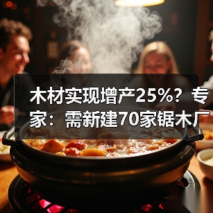 木材实现增产25%?专家:需新建70家锯木厂,单厂造价估计约2亿(图2) 木材实现增产25%?专家:需新建70家锯木厂,单厂造价估计约2亿(图2)