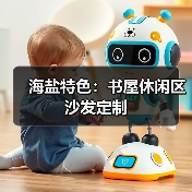 海盐特色：书屋休闲区沙发定制（图2）