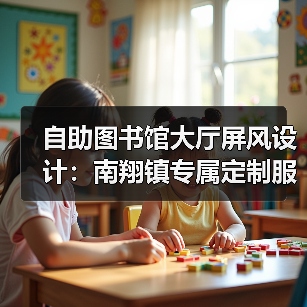 自助图书馆大厅屏风设计:南翔镇专属定制服务(图4) 自助图书馆大厅屏风设计:南翔镇专属定制服务(图4)