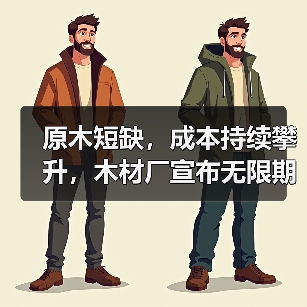 原木短缺,成本持续攀升,木材厂宣布无限期停业!(图3) 原木短缺,成本持续攀升,木材厂宣布无限期停业!(图3)