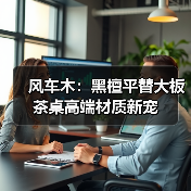 风车木:黑檀平替大板茶桌高端材质新宠(图2) 风车木:黑檀平替大板茶桌高端材质新宠(图2)