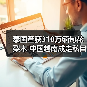泰国查获310万缅甸花梨木 中国越南成走私目标(图3) 泰国查获310万缅甸花梨木 中国越南成走私目标(图3)