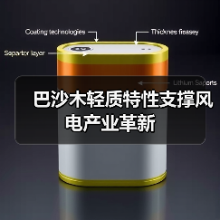 巴沙木轻质特性支撑风电产业革新(图3) 巴沙木轻质特性支撑风电产业革新(图3)