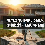 屏风艺术如何巧妙融入家装设计?经典风格融合技巧(图3) 屏风艺术如何巧妙融入家装设计?经典风格融合技巧(图3)