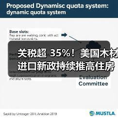 关税超 35%！美国木材进口新政持续推高住房成本