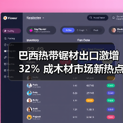 巴西热带锯材出口激增32% 成木材市场新热点(图3) 巴西热带锯材出口激增32% 成木材市场新热点(图3)