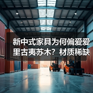 新中式家具为何偏爱爱里古夷苏木？材质稀缺性揭秘