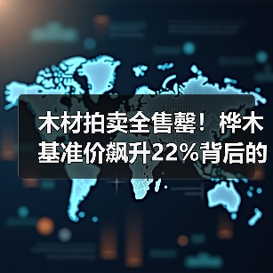 木材拍卖全售罄!桦木基准价飙升22%背后的市场信号(图1) 木材拍卖全售罄!桦木基准价飙升22%背后的市场信号(图1)