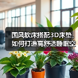 国风软床搭配3D床垫,如何打造高舒适睡眠空间?(图4) 国风软床搭配3D床垫,如何打造高舒适睡眠空间?(图4)