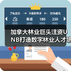 加拿大林业巨头注资UNB打造数字林业人才培养计划(图2) 加拿大林业巨头注资UNB打造数字林业人才培养计划(图2)