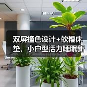 双屏撞色设计+软糯床垫,小户型活力睡眠新选择!(图1) 双屏撞色设计+软糯床垫,小户型活力睡眠新选择!(图1)