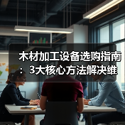 木材加工设备选购指南:3大核心方法解决维护与选型难题(图4) 木材加工设备选购指南:3大核心方法解决维护与选型难题(图4)
