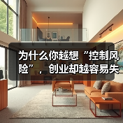 为什么你越想“控制风险”,创业却越容易失败?——一个被90%创业者忽略的答案(图4) 为什么你越想“控制风险”,创业却越容易失败?——一个被90%创业者忽略的答案(图4)