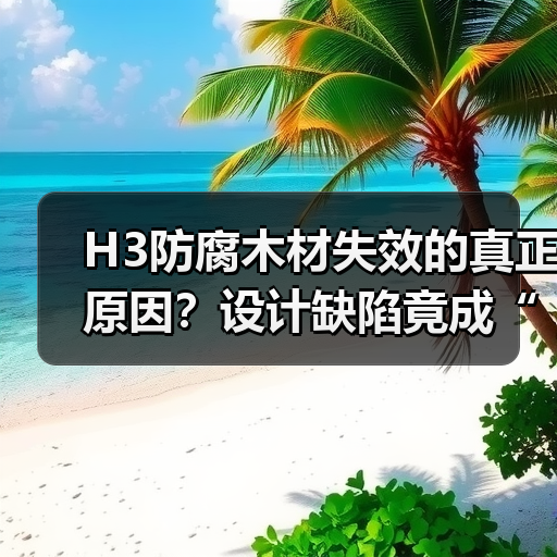 H3防腐木材失效的真正原因?设计缺陷竟成“罪魁祸首(图2) H3防腐木材失效的真正原因?设计缺陷竟成“罪魁祸首(图2)