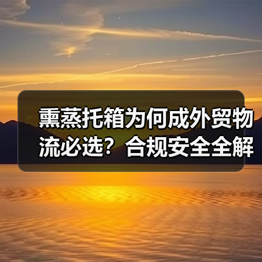熏蒸托箱为何成外贸物流必选?合规安全全解析(图1) 熏蒸托箱为何成外贸物流必选?合规安全全解析(图1)