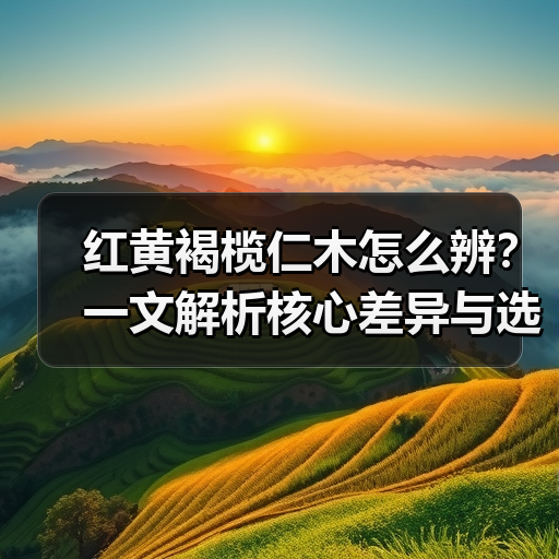 红黄褐榄仁木怎么辨?一文解析核心差异与选购指南(图4) 红黄褐榄仁木怎么辨?一文解析核心差异与选购指南(图4)