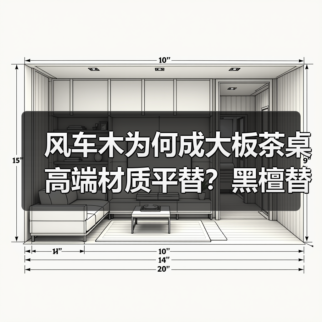 风车木为何成大板茶桌高端材质平替?黑檀替代新选择(图2) 风车木为何成大板茶桌高端材质平替?黑檀替代新选择(图2)