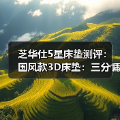 芝华仕5星床垫测评：国风款3D床垫：三分慵懒七分自然 超舒适 益睡眠（型号：5星旗舰垫）（图3）