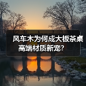 风车木为何成大板茶桌高端材质新宠?(图3) 风车木为何成大板茶桌高端材质新宠?(图3)