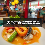 古色古香青花瓷餐具（图3）