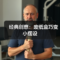 经典创意：废纸盒巧变小摆设