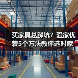 买家具总踩坑？爱家优装5个方法教你选对家具不后悔（图3）