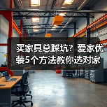 买家具总踩坑？爱家优装5个方法教你选对家具不后悔