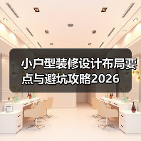 小户型装修设计布局要点与避坑攻略2026（图1）