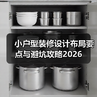 小户型装修设计布局要点与避坑攻略2026（图3）