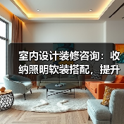 室内设计装修咨询：收纳照明软装搭配，提升居住舒适度（图1）