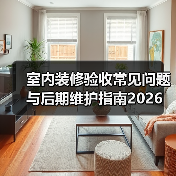 室内装修验收常见问题与后期维护指南2026（图3）