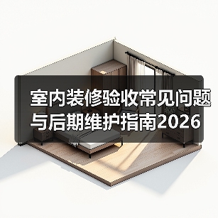室内装修验收常见问题与后期维护指南2026（图4）