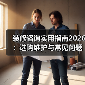 装修咨询实用指南2026:选购维护与常见问题全解析(图1) 装修咨询实用指南2026:选购维护与常见问题全解析(图1)